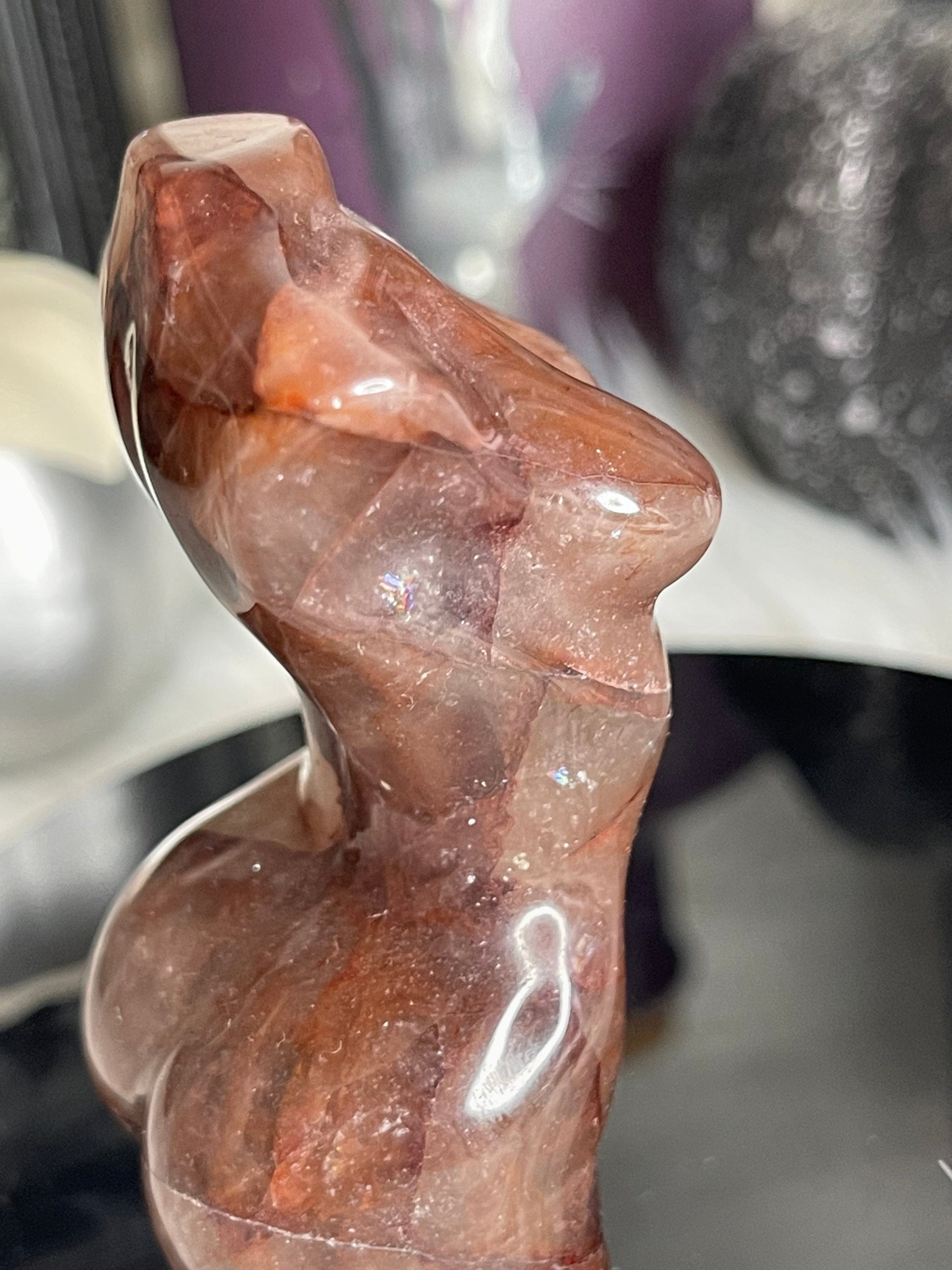 Two Twisted Souls  Crystals Fire Quartz Goddess Body B