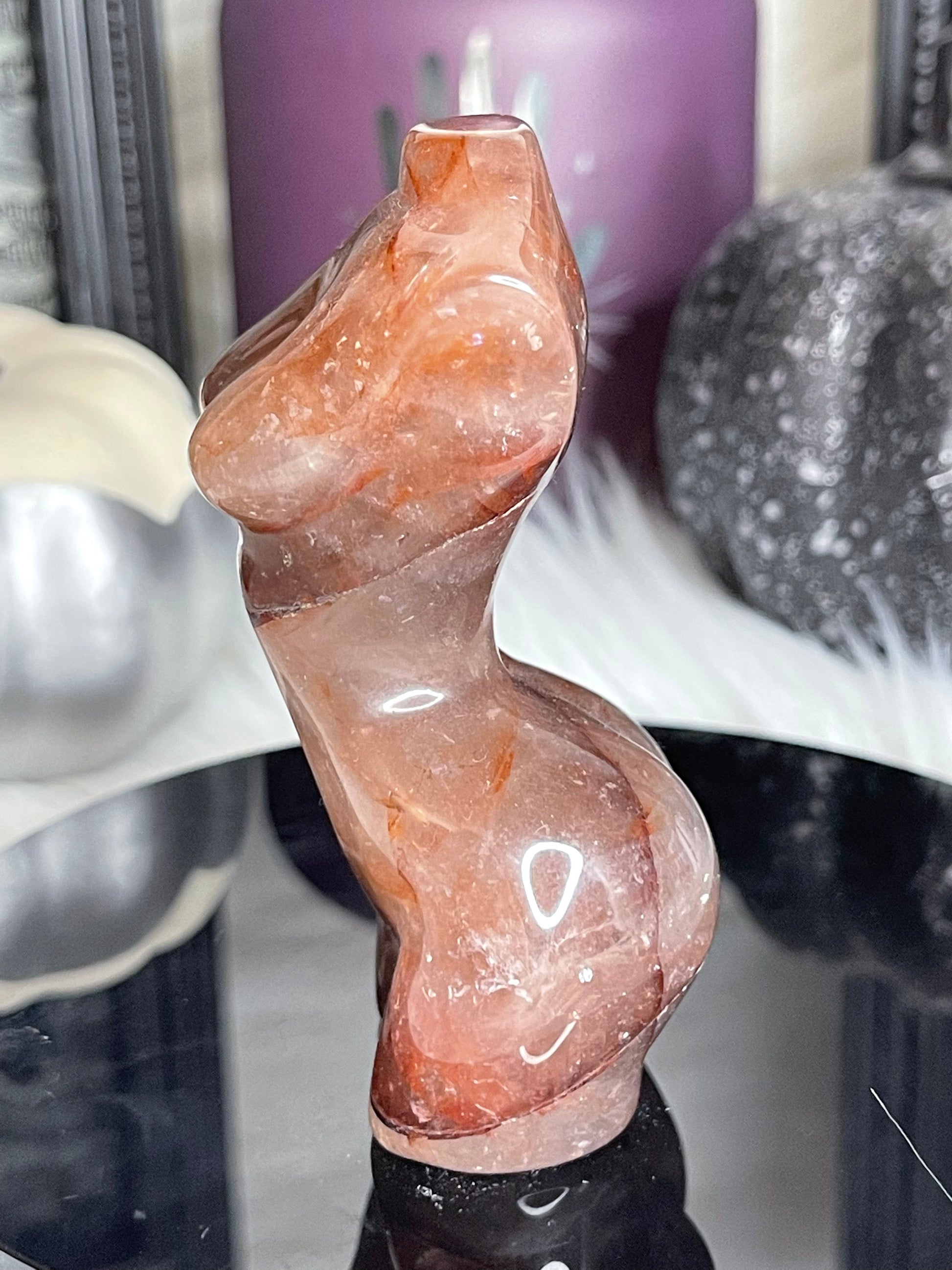 Two Twisted Souls  Crystals Fire Quartz Goddess Body B