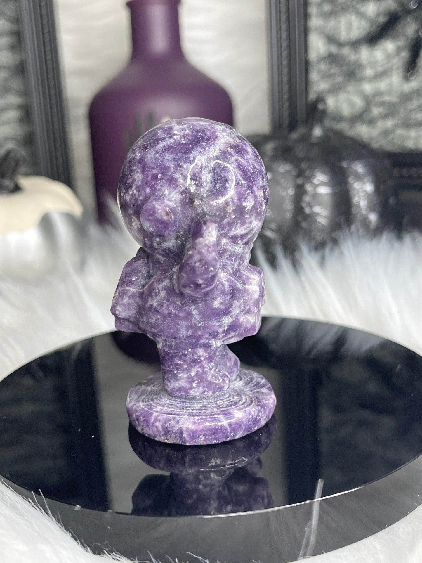 Two Twisted Souls  Crystals Lepidolite Astronaut M