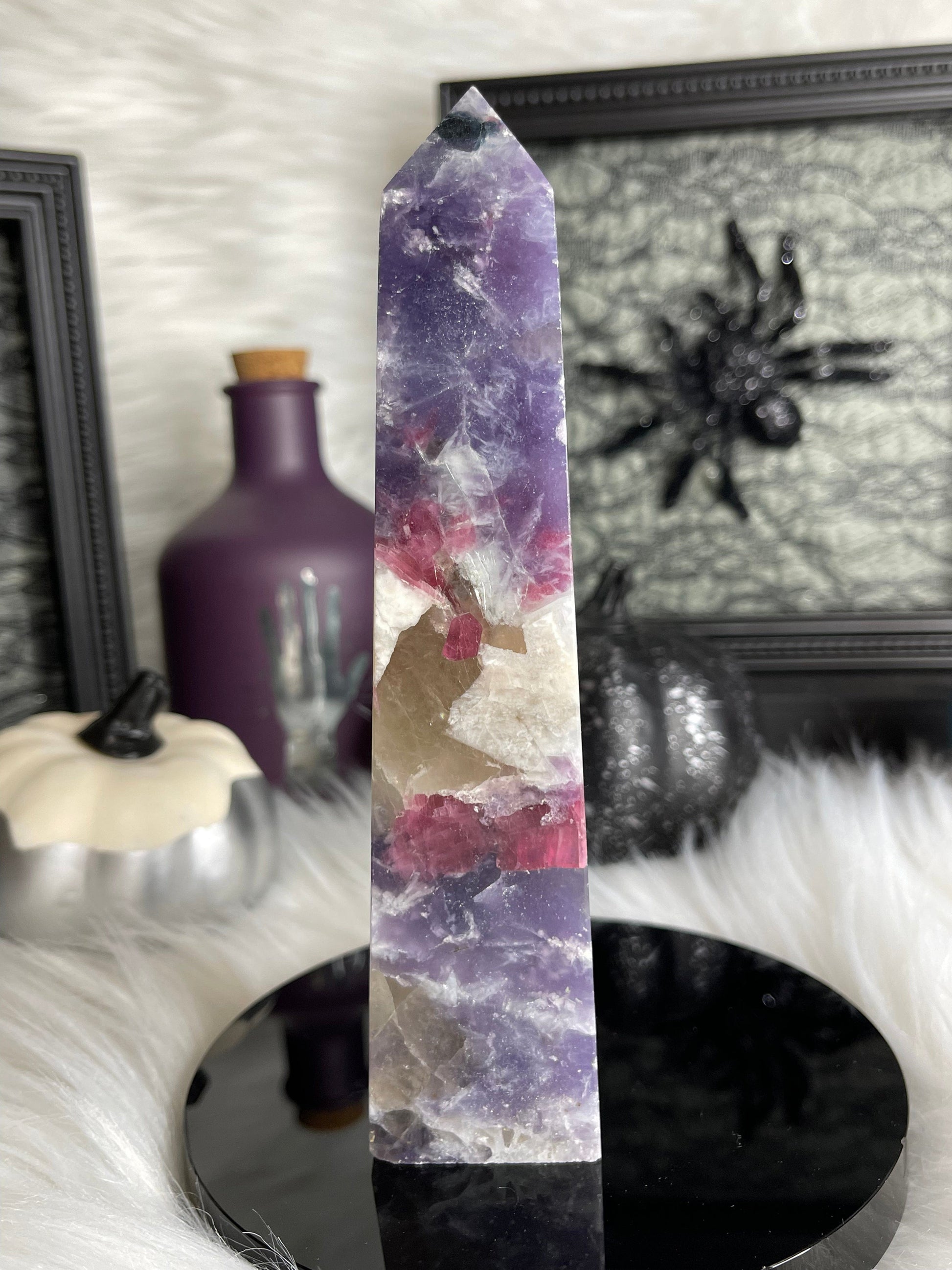 Two Twisted Souls  Crystals Unicorn Stone Crystal Tower