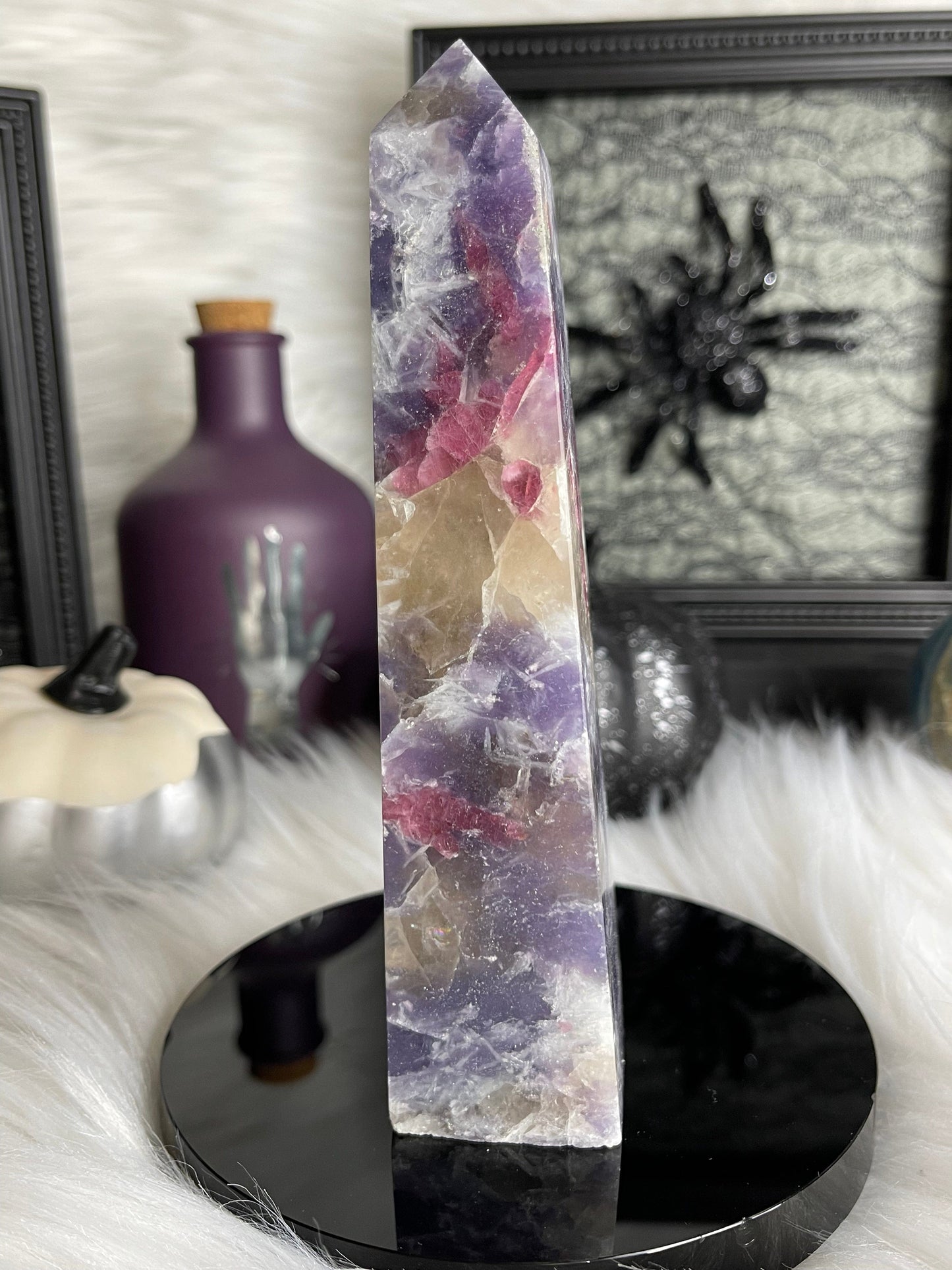 Two Twisted Souls  Crystals Unicorn Stone Crystal Tower